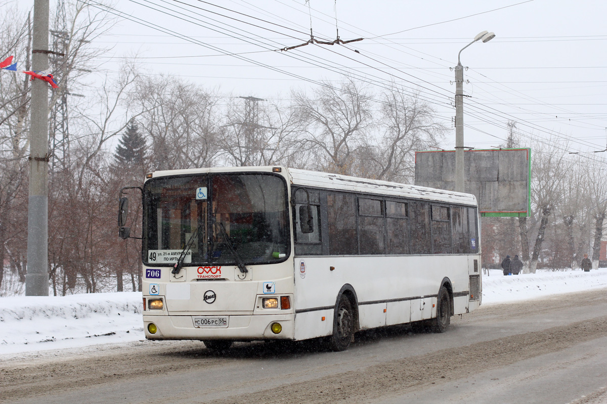 Омская область, ЛиАЗ-5293.00 № 706