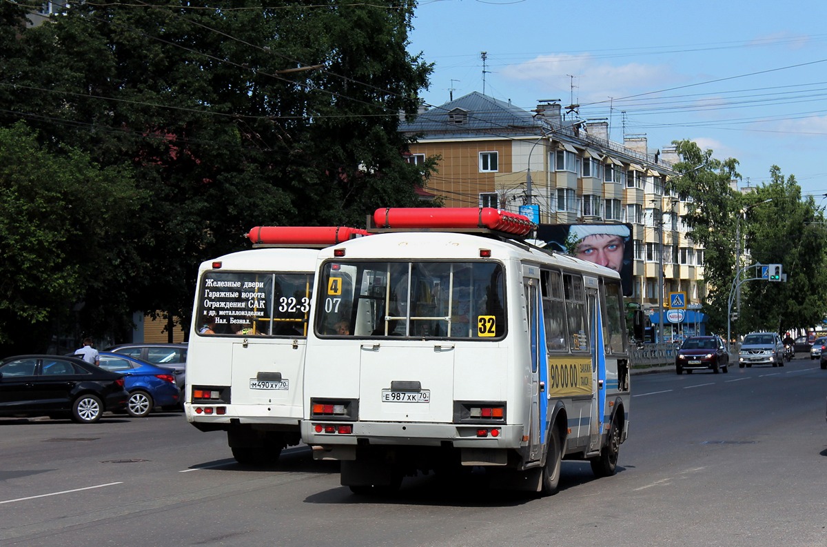 Томская область, ПАЗ-32054 № Е 987 ХК 70