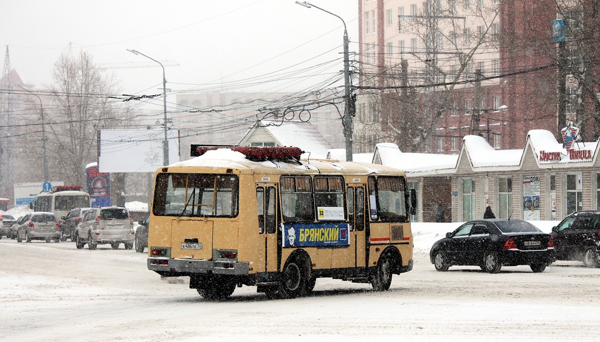 Томская область, ПАЗ-32054 № Е 486 ОЕ 70