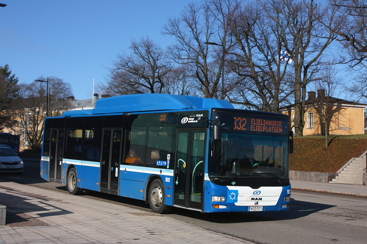 Финляндия, MAN A21 Lion's City NL243 CNG № 932