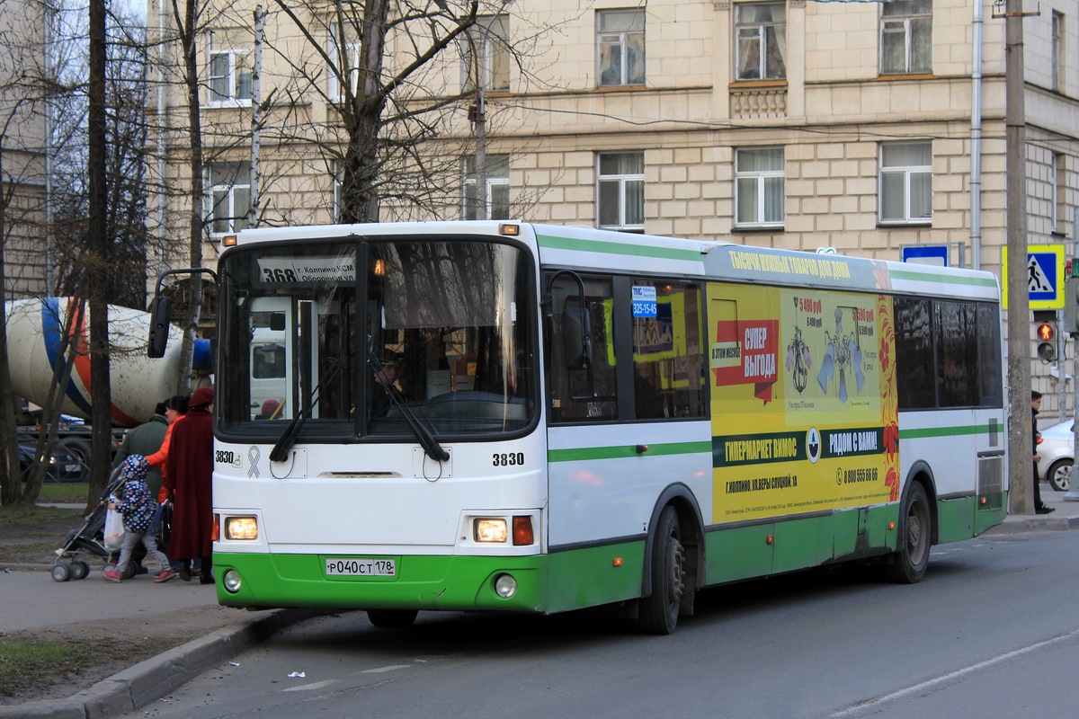 Санкт-Петербург, ЛиАЗ-5293.60 № 3830