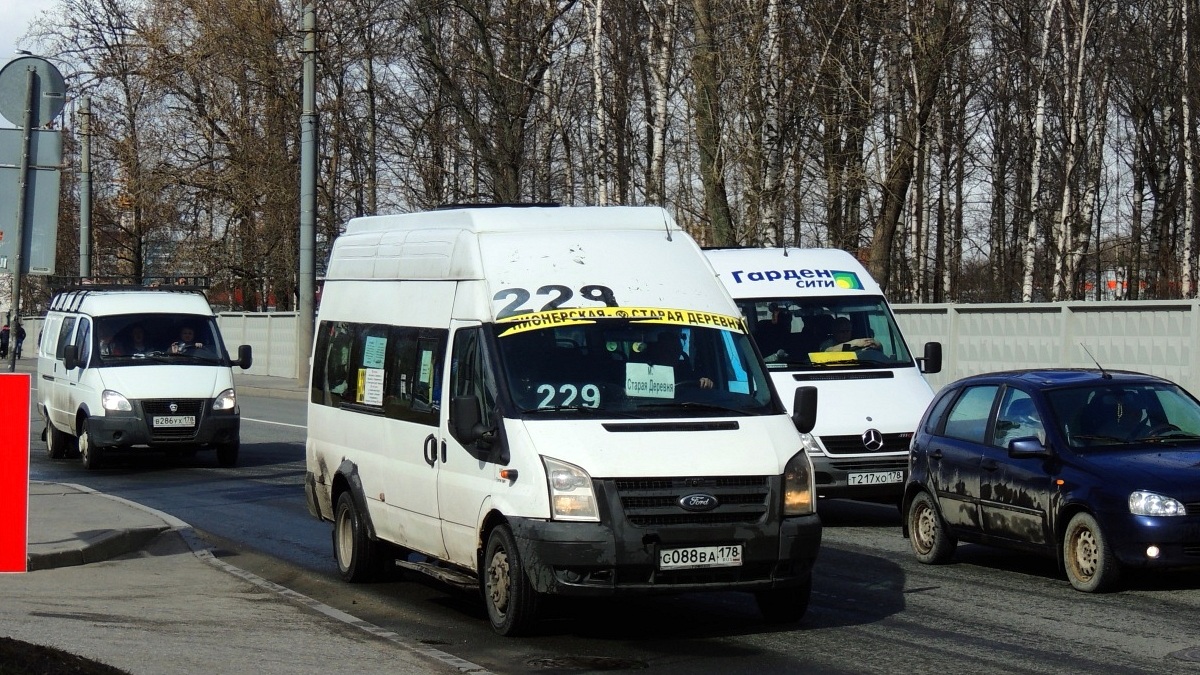 Saint Petersburg, Nizhegorodets-222709  (Ford Transit) # С 088 ВА 178