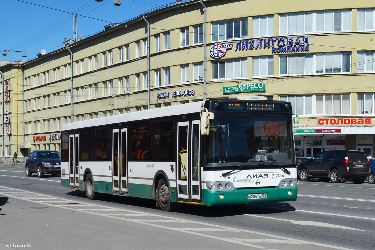 Санкт-Петербург, ЛиАЗ-5292.60 № 2394