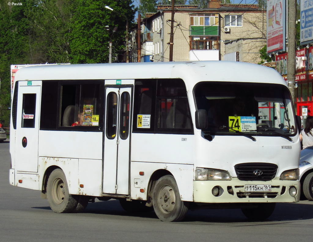 Ростовская область, Hyundai County SWB C06 (РЗГА) № Т 115 КН 161