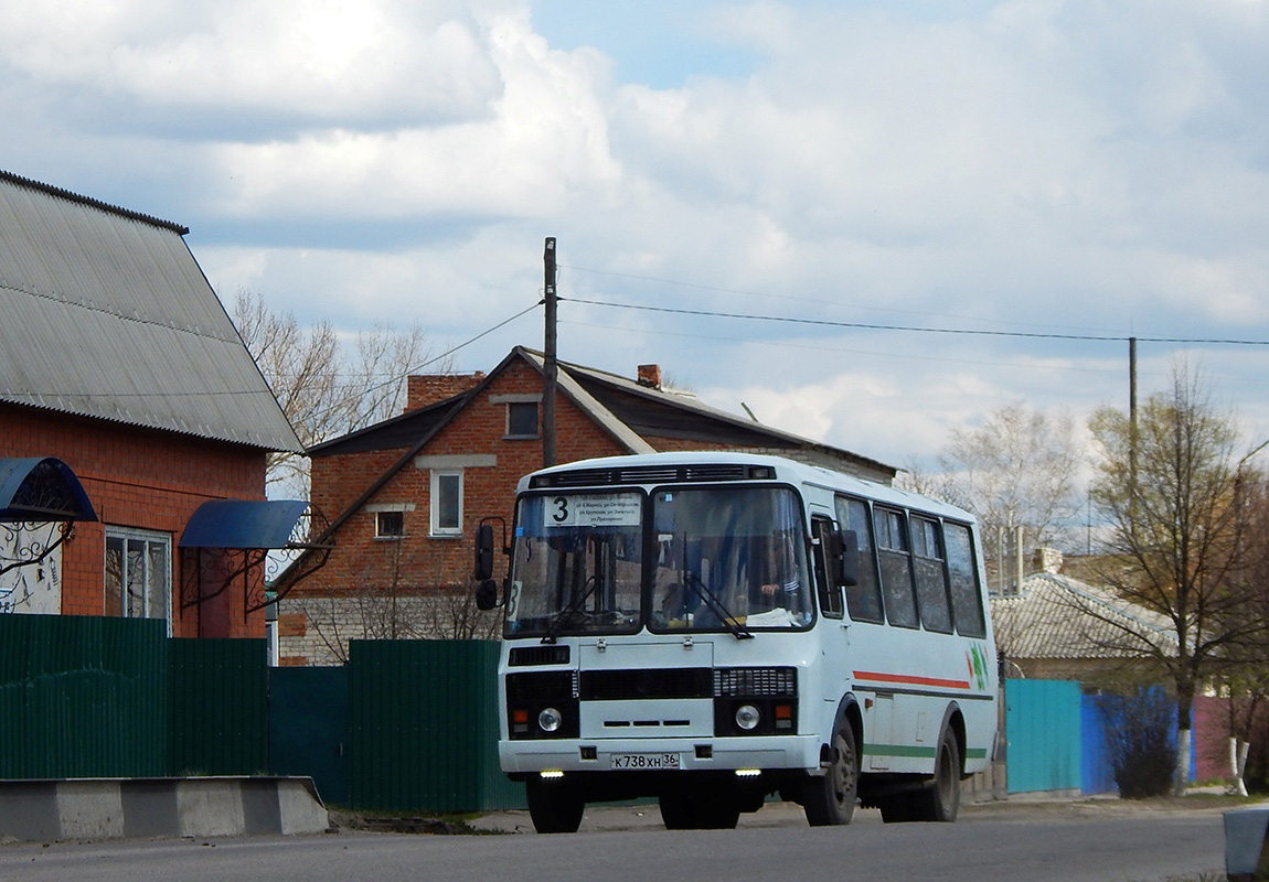 Воронежская область, ПАЗ-32054 № К 738 ХН 36