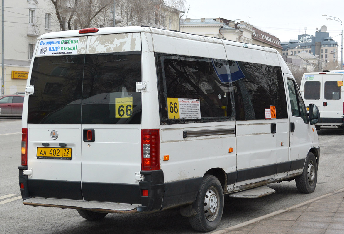 Тюменская область, FIAT Ducato 244 CSMMC-RLL, -RTL № АА 402 72