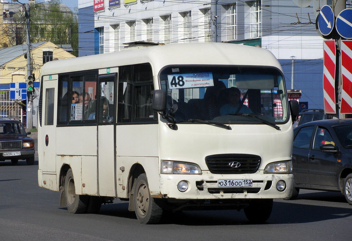 Нижегородская область, Hyundai County SWB C08 (РЗГА) № О 316 ОО 152