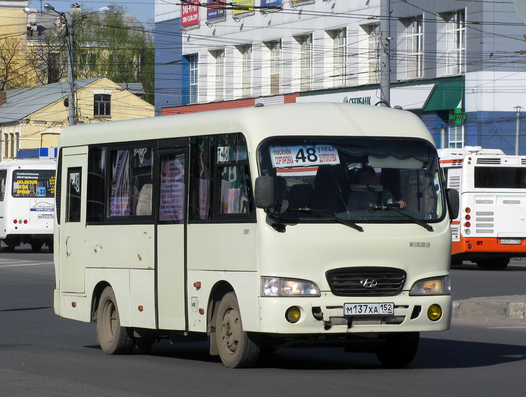 Нижегородская область, Hyundai County SWB (группа ТагАЗ) № М 137 ХА 152