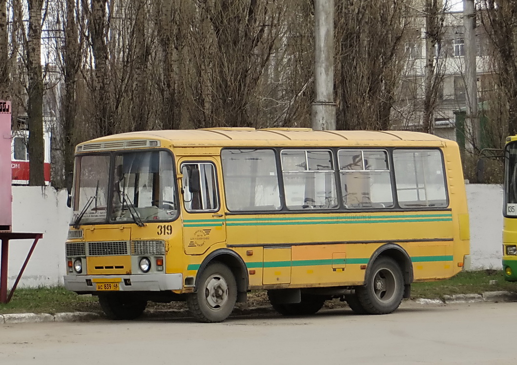 Липецкая область, ПАЗ-32054-07 № 319