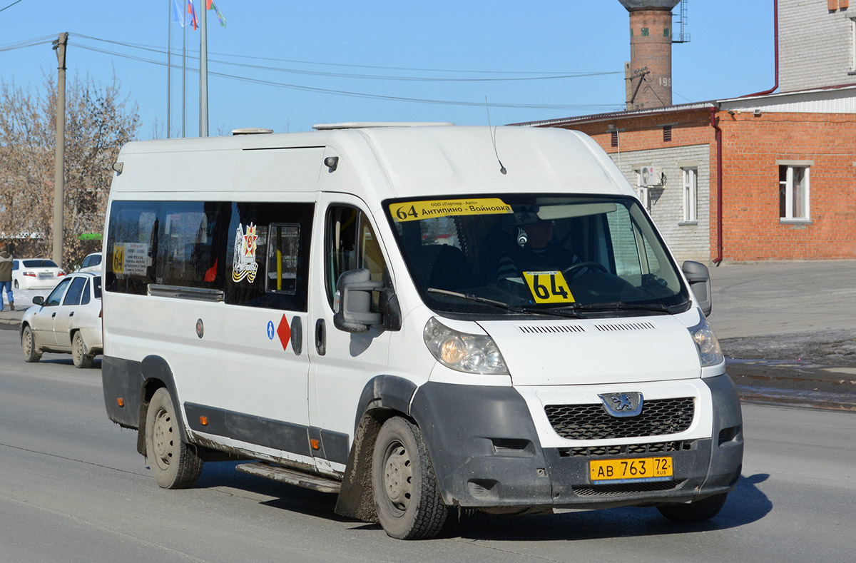 Тюменская область, Нижегородец-2227SK (Peugeot Boxer) № АВ 763 72