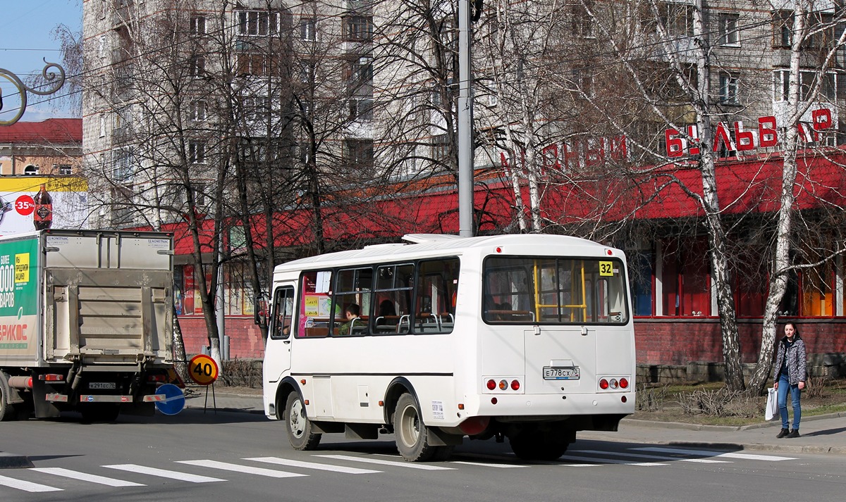 Томская область, ПАЗ-32054 № Е 778 СХ 70