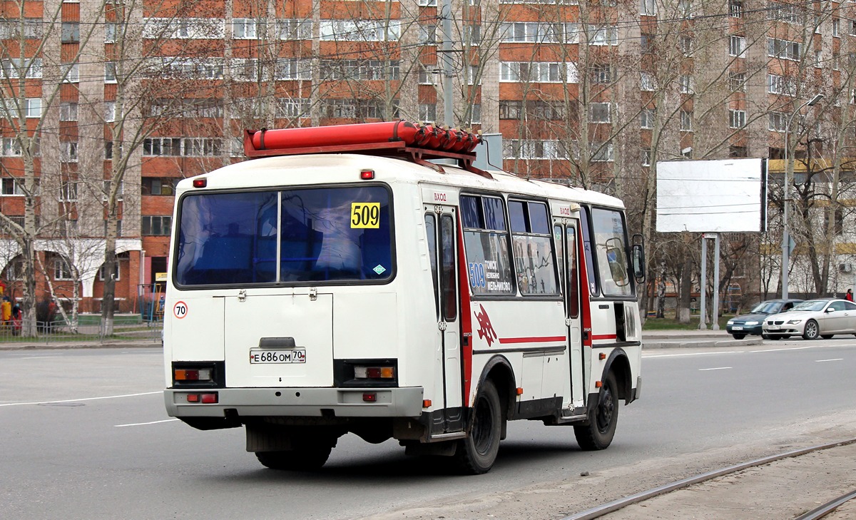 Томская область, ПАЗ-32051-110 № Е 686 ОМ 70