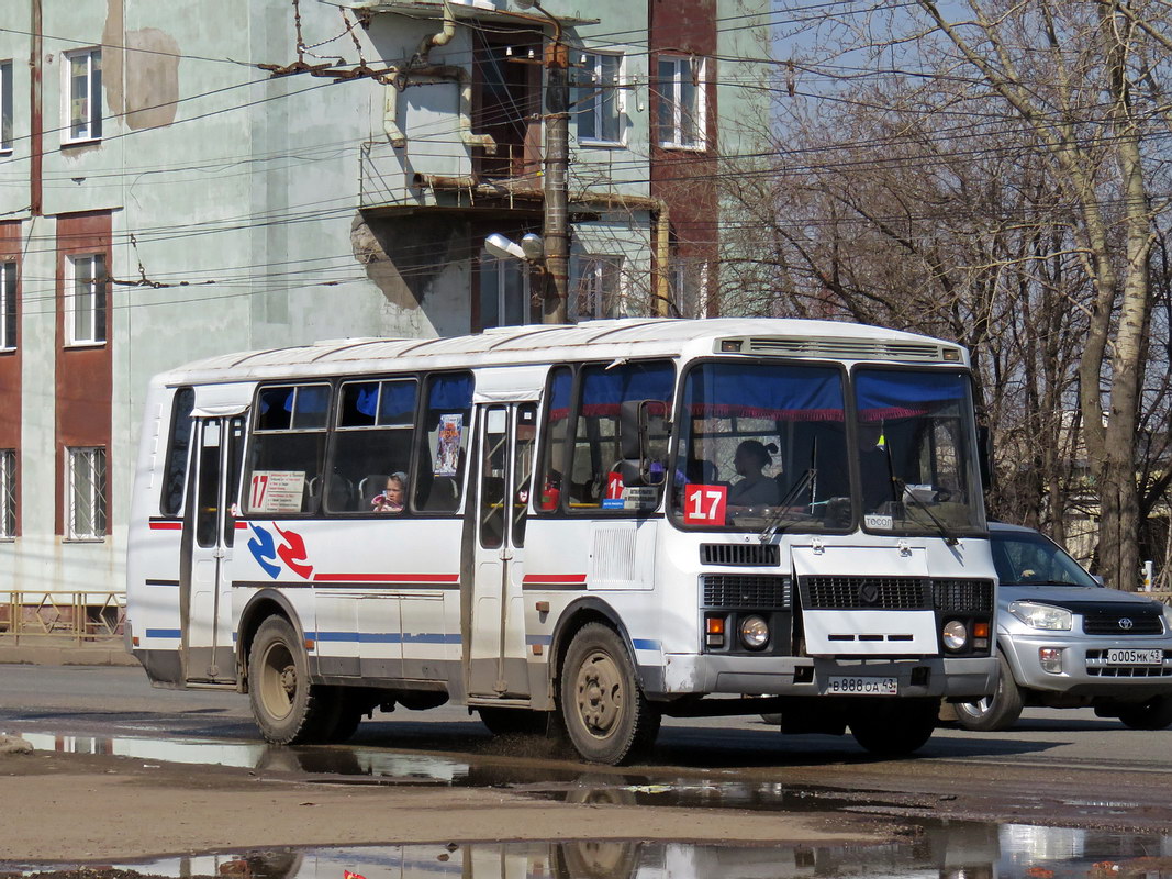 Кировская область, ПАЗ-4234 № В 888 ОА 43