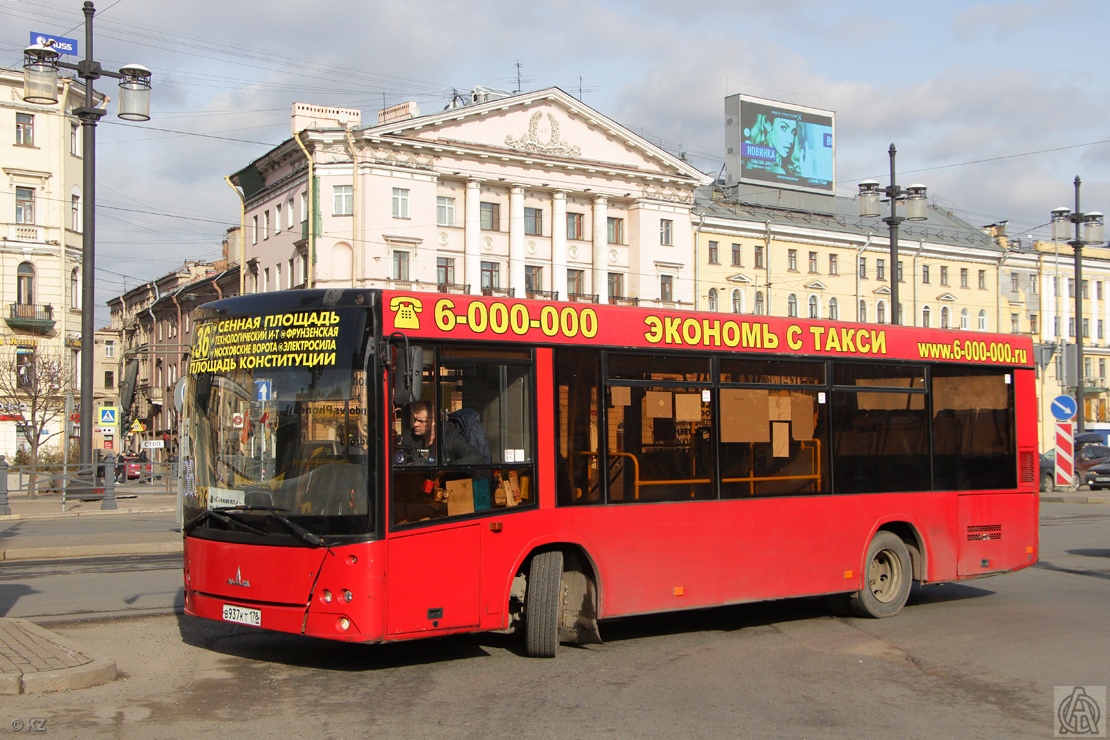 Санкт-Петербург, МАЗ-206.067 № В 937 КТ 178