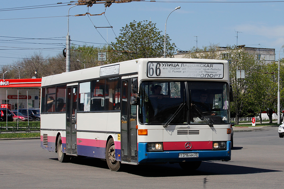 Penza region, Mercedes-Benz O405 č. Т 316 НМ 33