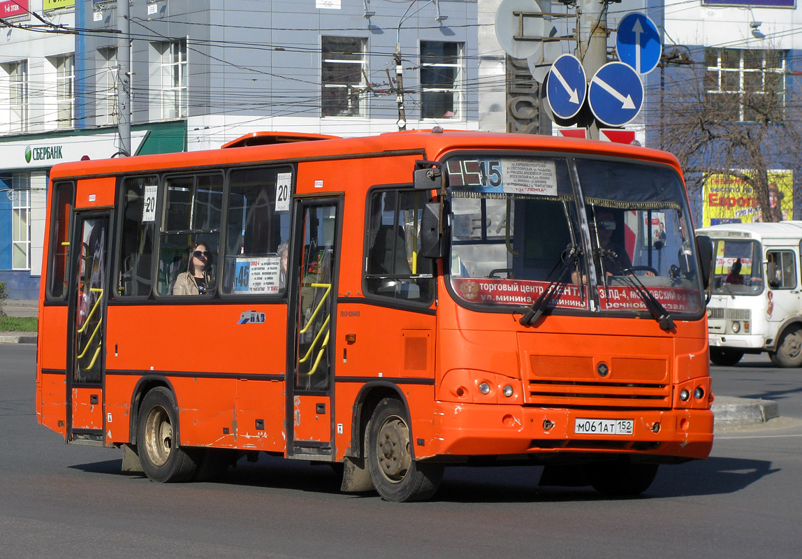 Нижегородская область, ПАЗ-320402-05 № М 061 АТ 152