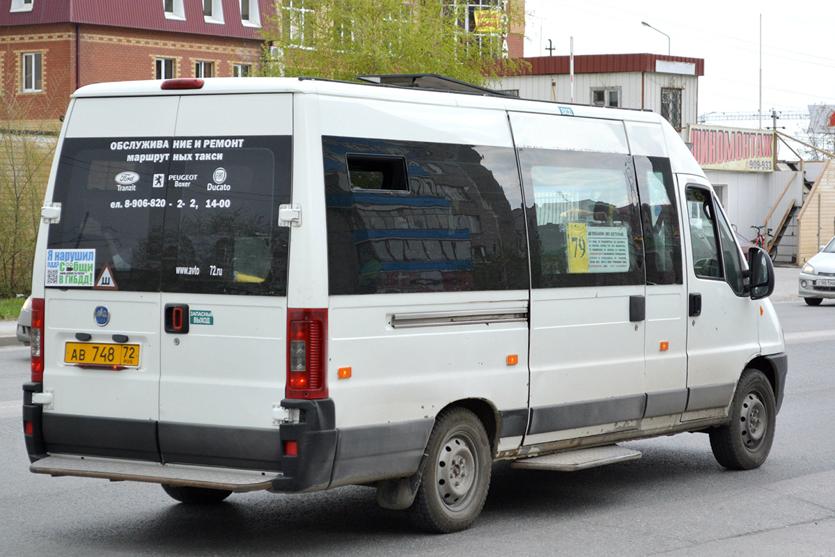 Тюменская область, FIAT Ducato 244 CSMMC, -RT № АВ 748 72