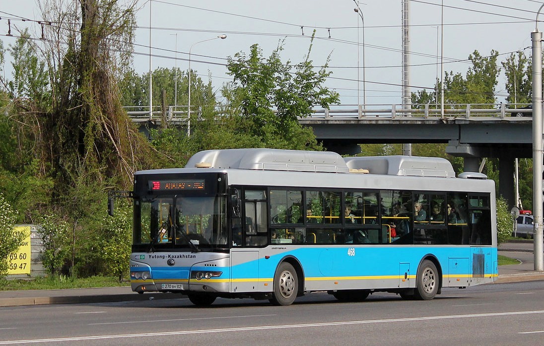 Алматы, Yutong ZK6118HGA № 468