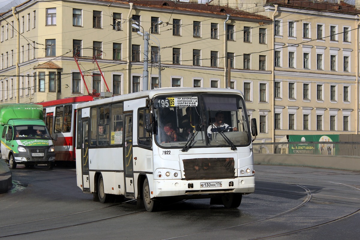 Санкт-Петербург, ПАЗ-320402-05 № 7922