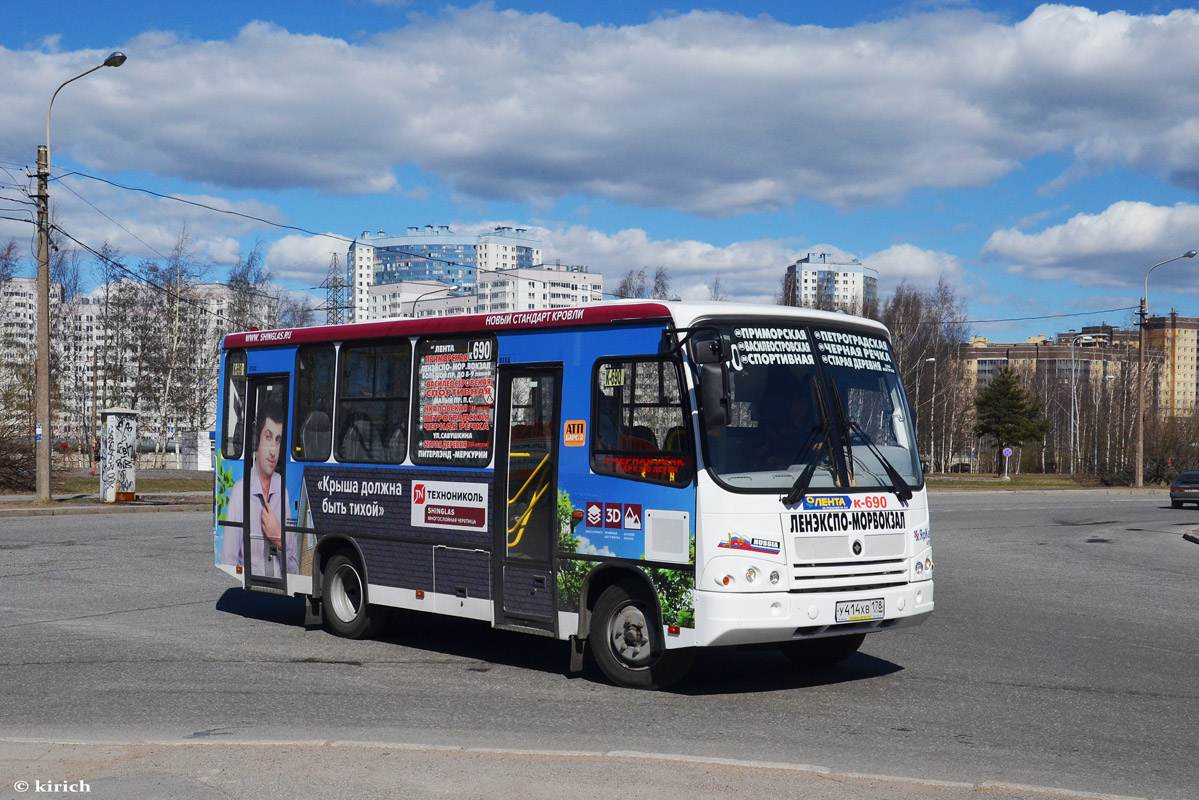 Санкт-Петербург, ПАЗ-320402-05 № У 414 ХВ 178