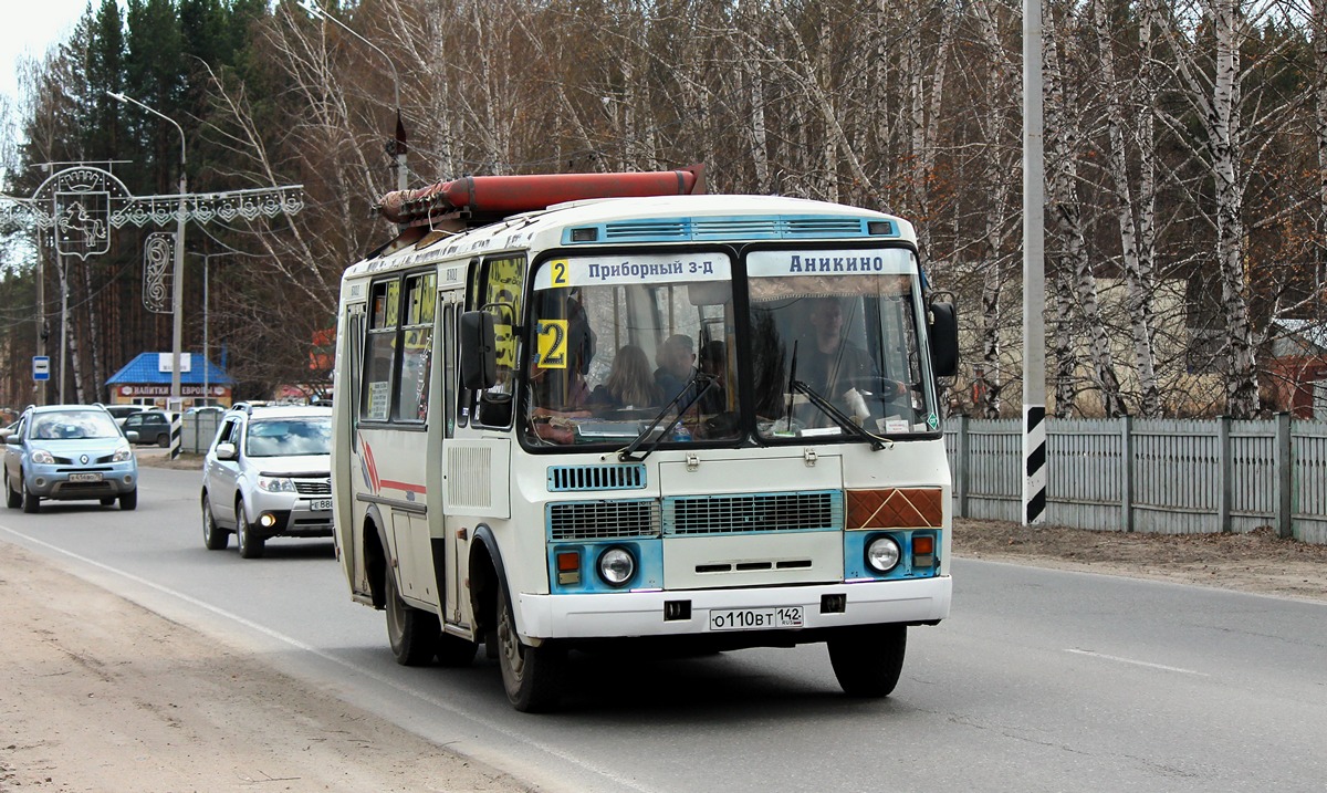 Томская область, ПАЗ-32054 № О 110 ВТ 142