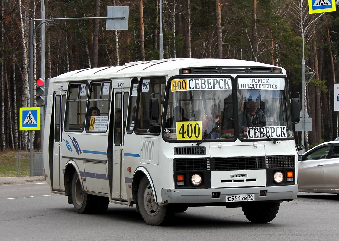 Томская область, ПАЗ-32054 № Е 951 УВ 70