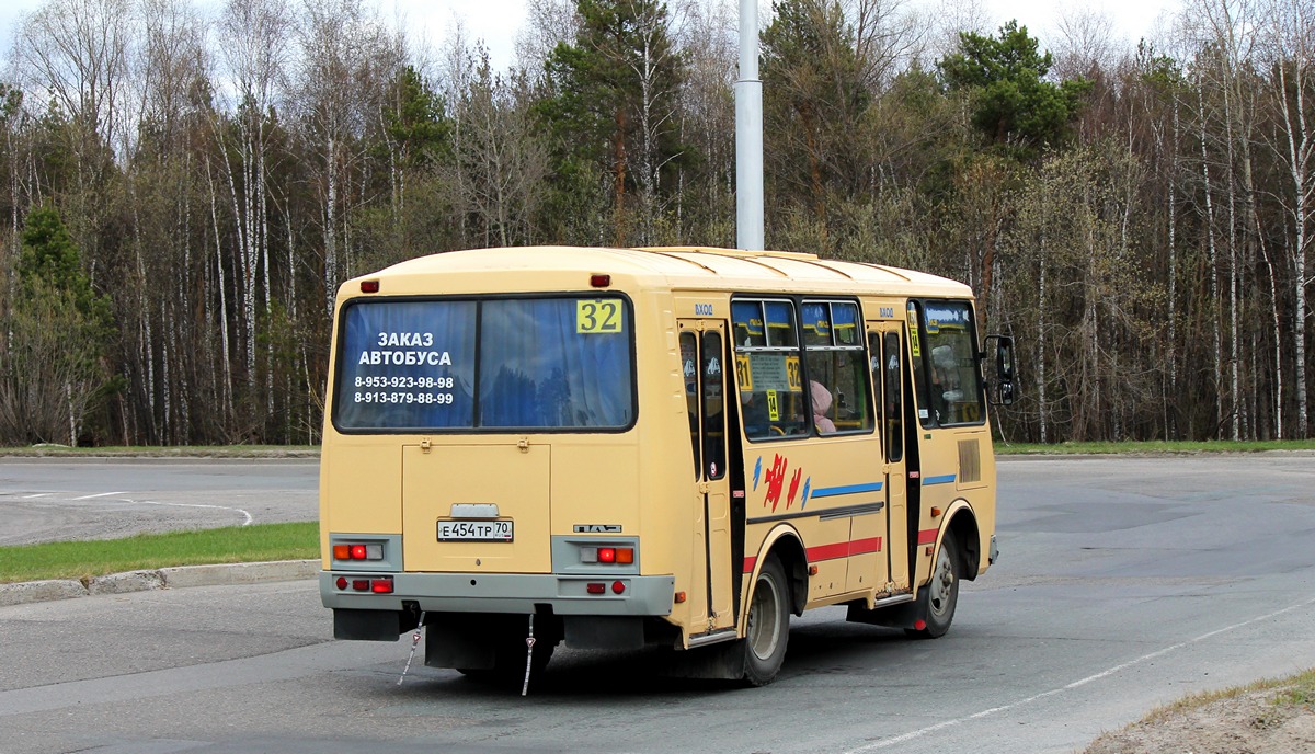 Томская область, ПАЗ-32054 № Е 454 ТР 70