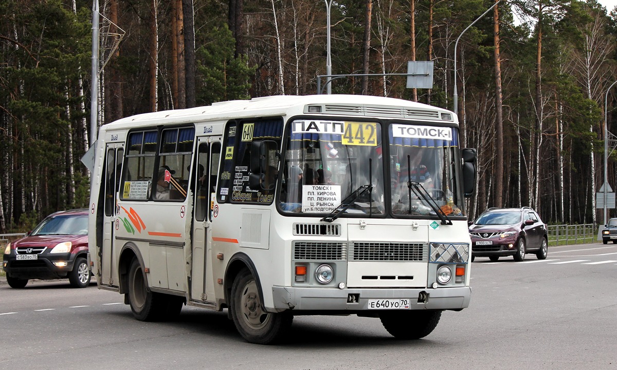 Томская область, ПАЗ-32054 № Е 640 УО 70