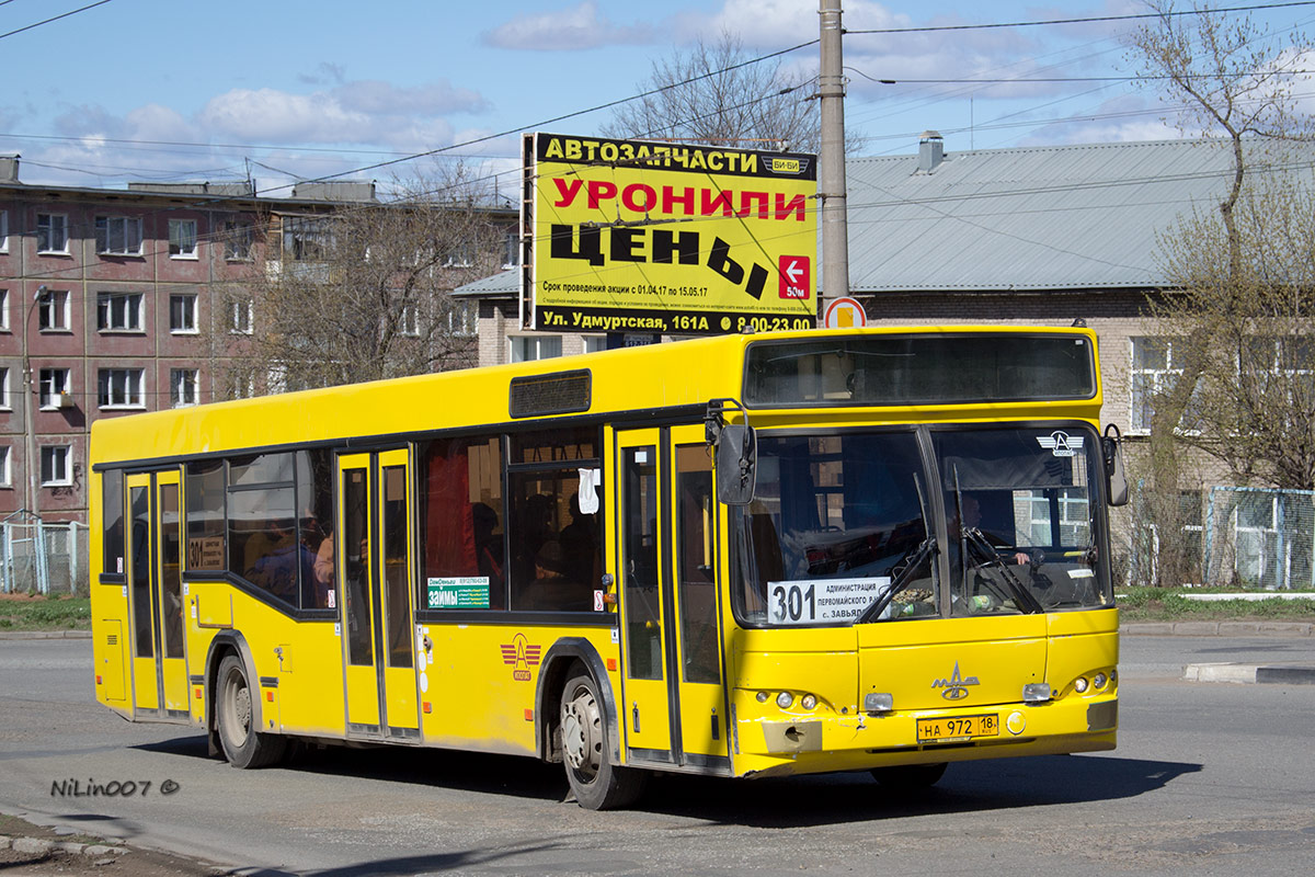 Удмуртия, МАЗ-103.469 № НА 972 18 — Фото — Автобусный транспорт