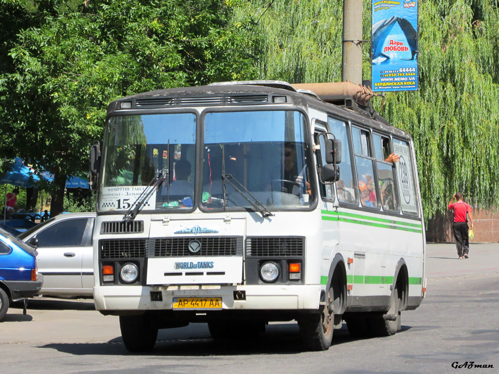 Zaporozhye region, PAZ-32054 # AP 4417 AA