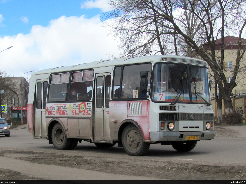 Нижегородская область, ПАЗ-32054 № АР 319 52