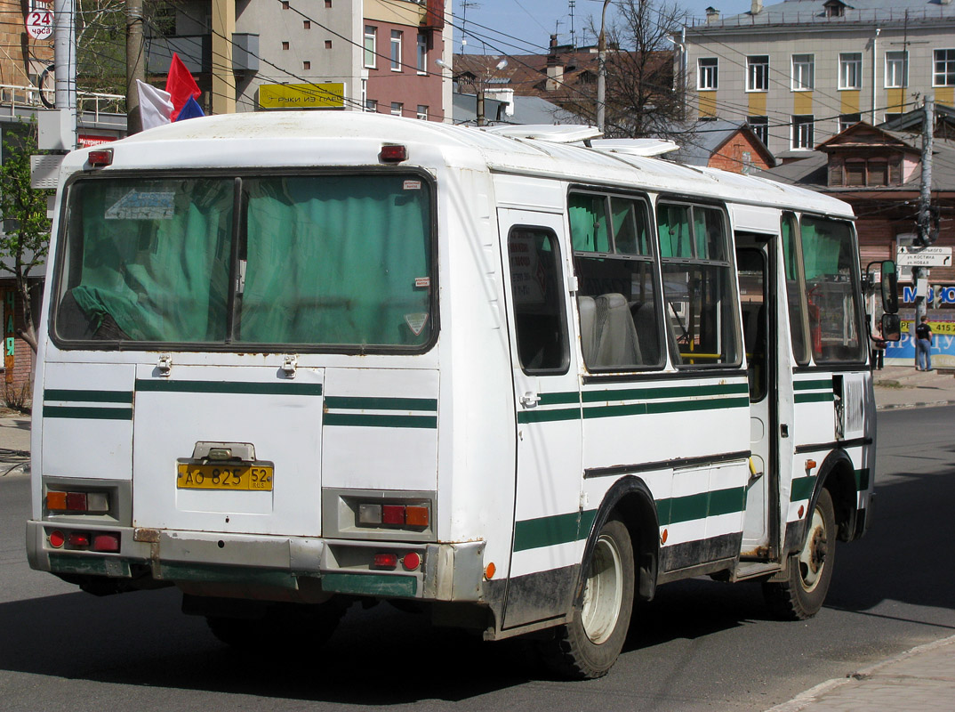 Нижегородская область, ПАЗ-32053 № АО 825 52