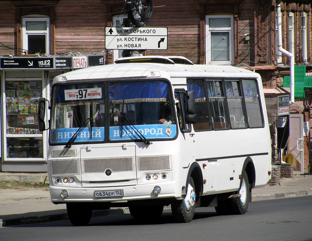 Нижегородская область, ПАЗ-32054 № О 634 ЕР 152