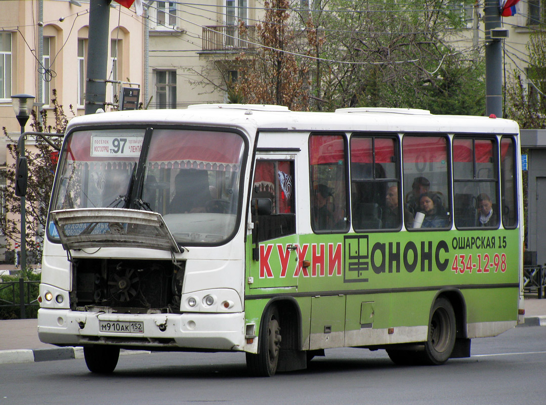 Нижегородская область, ПАЗ-320302-08 № М 910 АК 152