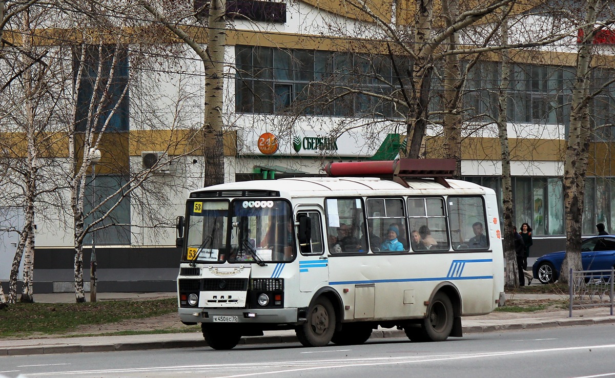 Томская область, ПАЗ-32054 № К 450 ЕС 70