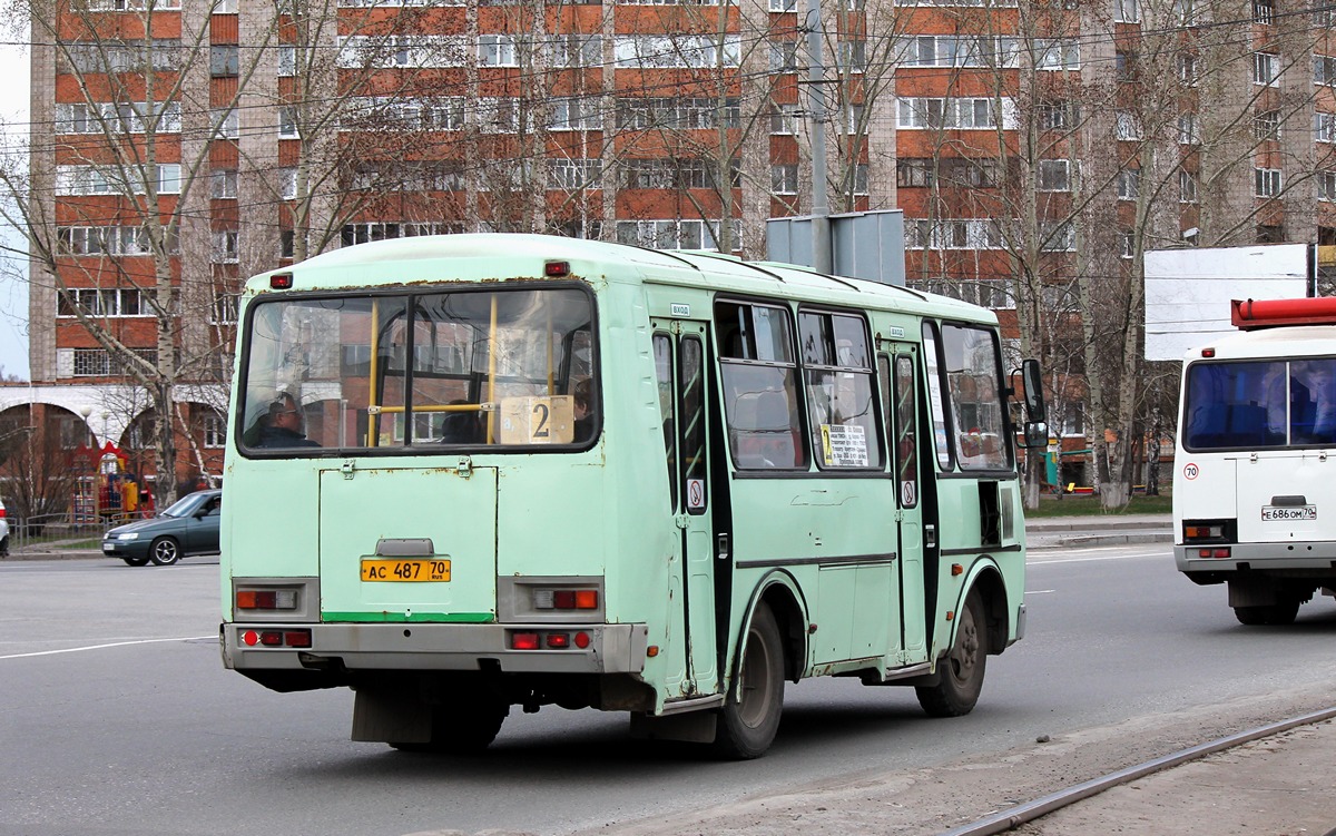 Томская область, ПАЗ-32054 № АС 487 70