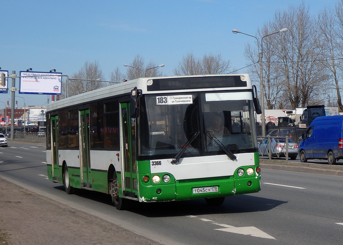 Санкт-Петербург, ЛиАЗ-5292.20 № 3366