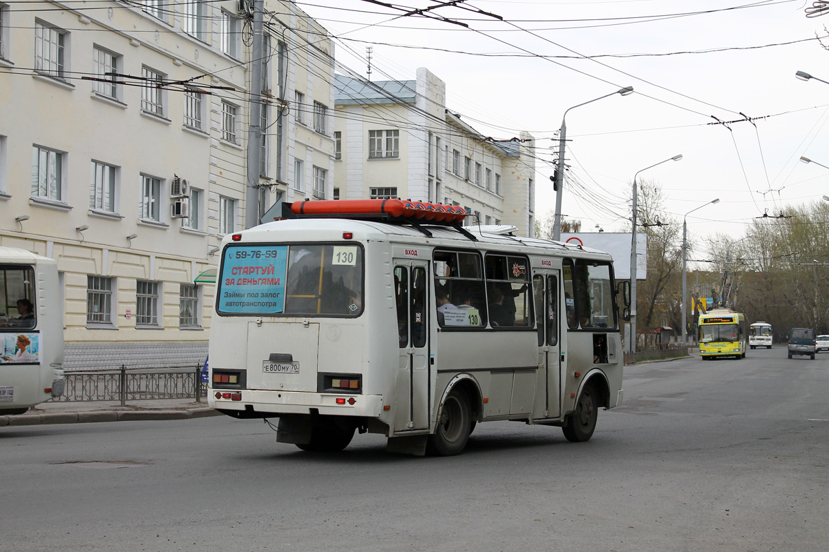 Томская область, ПАЗ-32054 № Е 800 МУ 70