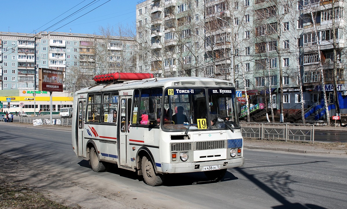 Томская область, ПАЗ-32054 № К 438 ОК 70