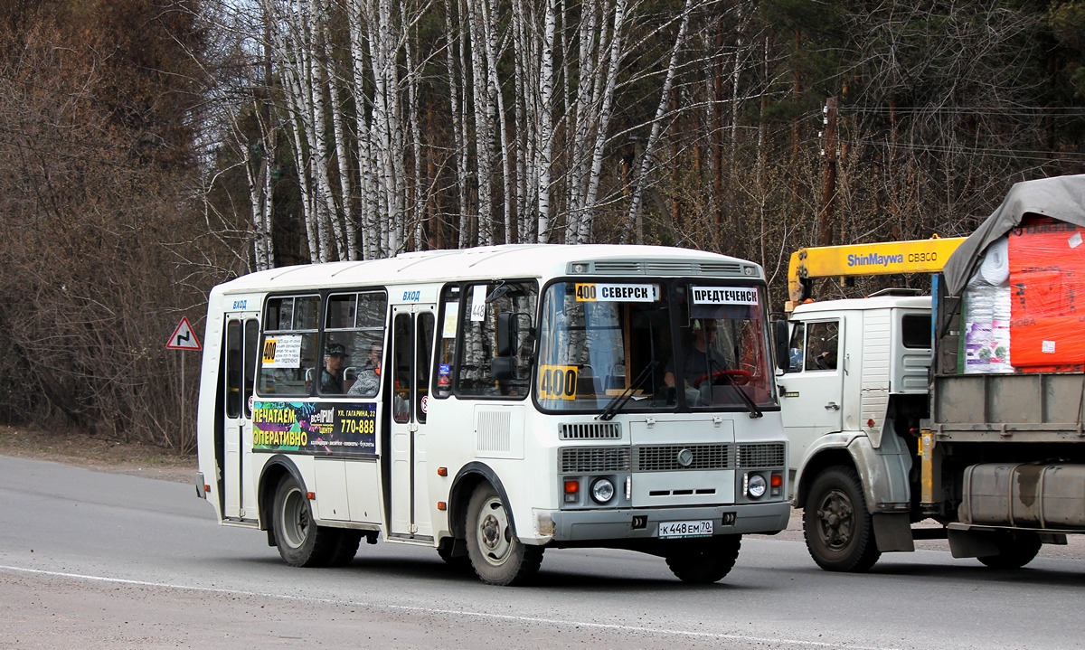 Томская область, ПАЗ-32054 № К 448 ЕМ 70