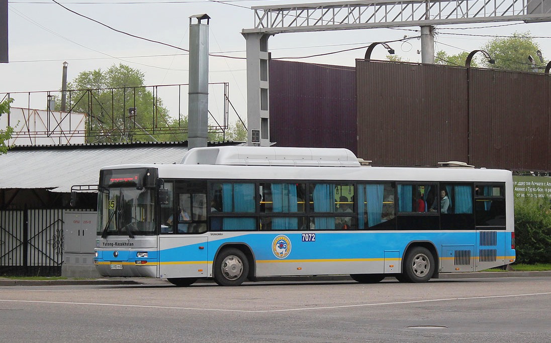 Алматы, Yutong ZK6118HGA № 7072