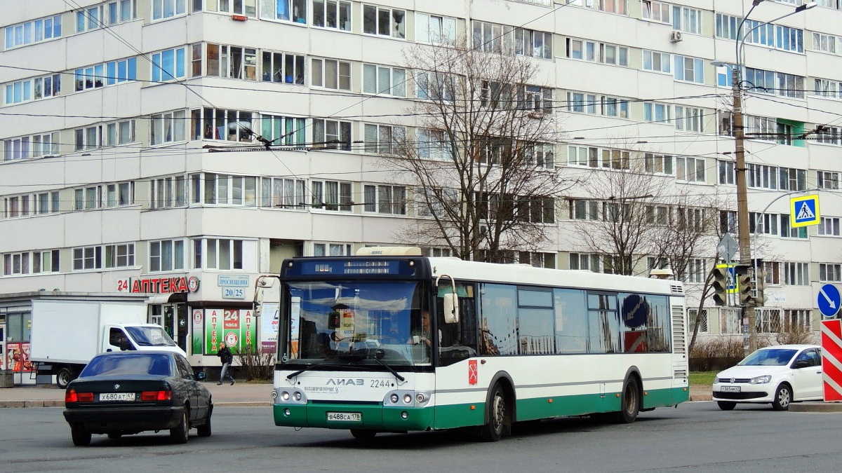 Санкт-Петербург, ЛиАЗ-5292.60 № 2244