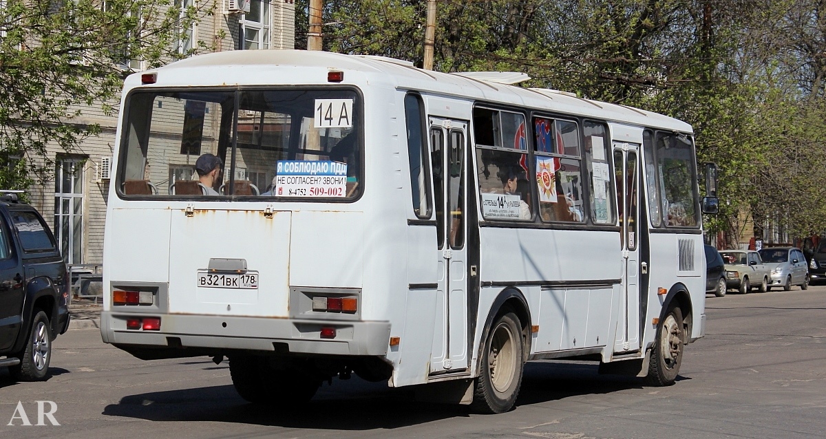 Тамбовская область, ПАЗ-4234 № В 321 ВК 178