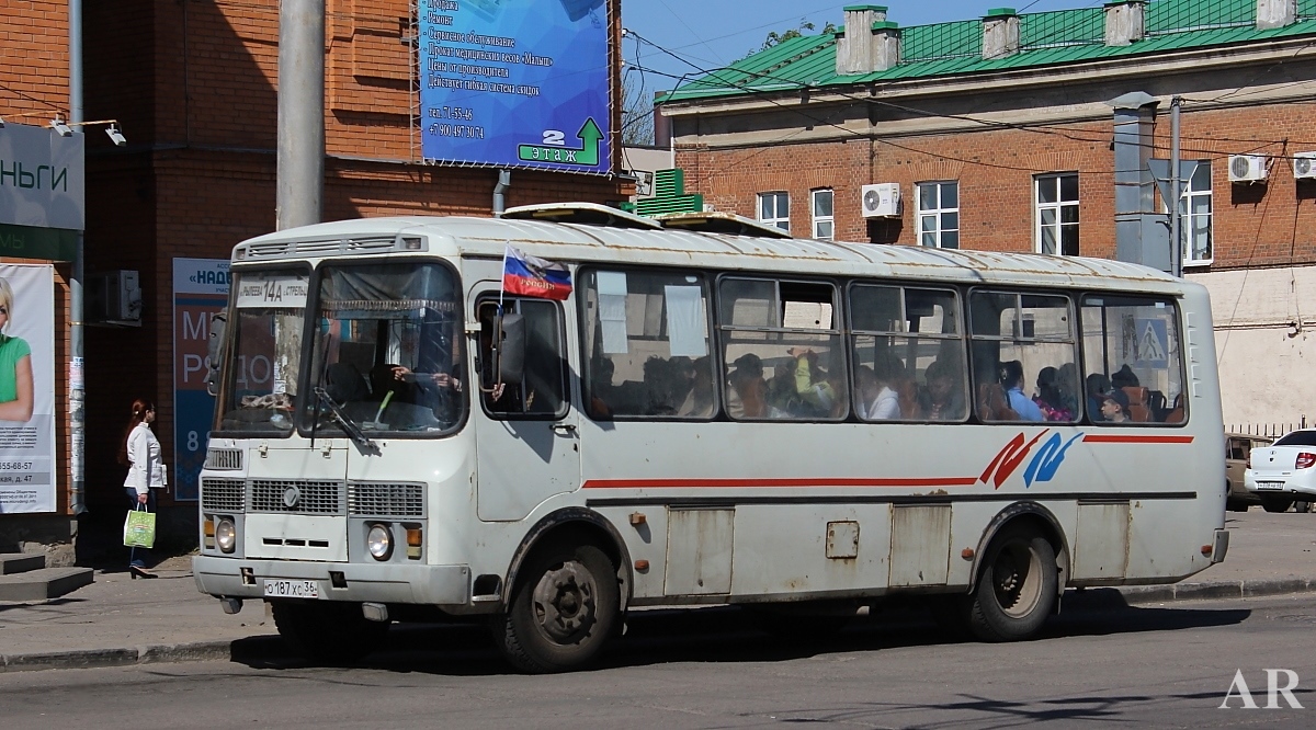 Тамбовская область, ПАЗ-4234 № О 187 ХС 36