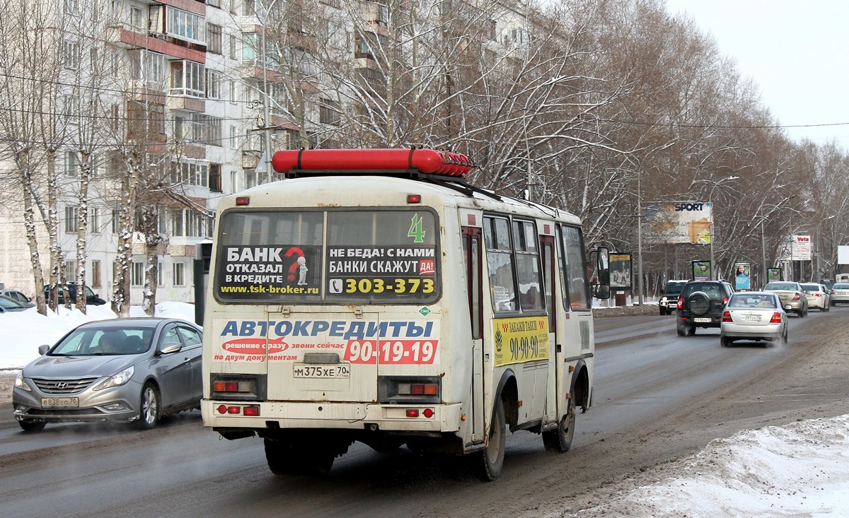 Томская область, ПАЗ-32051-110 № М 375 ХЕ 70