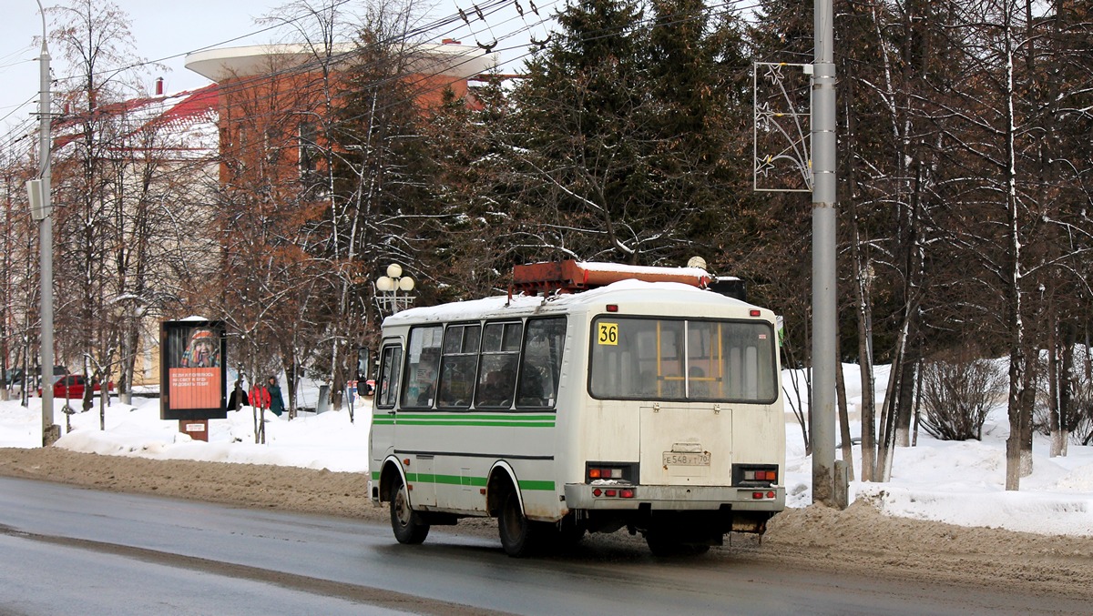 Томская область, ПАЗ-32054 № Е 548 УТ 70