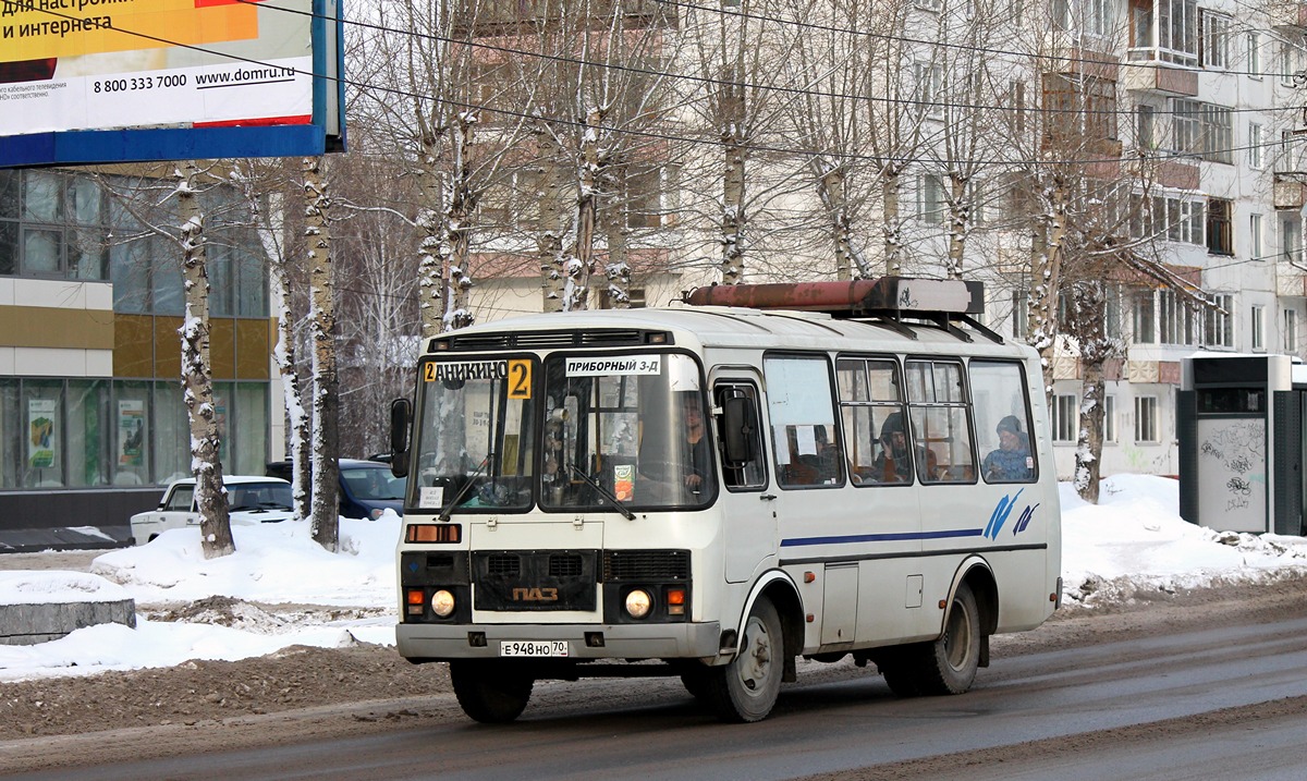 Томская область, ПАЗ-32054 № Е 948 НО 70