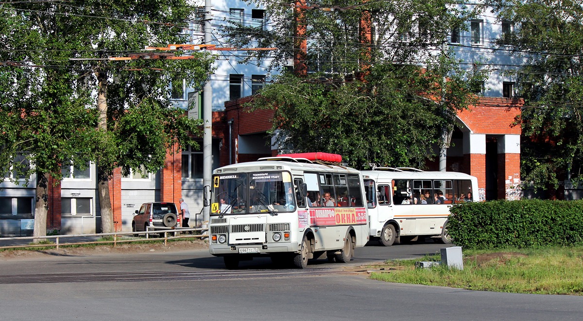 Томская область, ПАЗ-32054 № Е 667 ТС 70