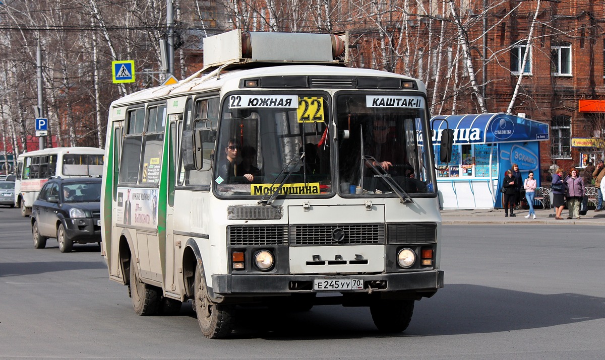 Томская область, ПАЗ-320517 № Е 245 УУ 70