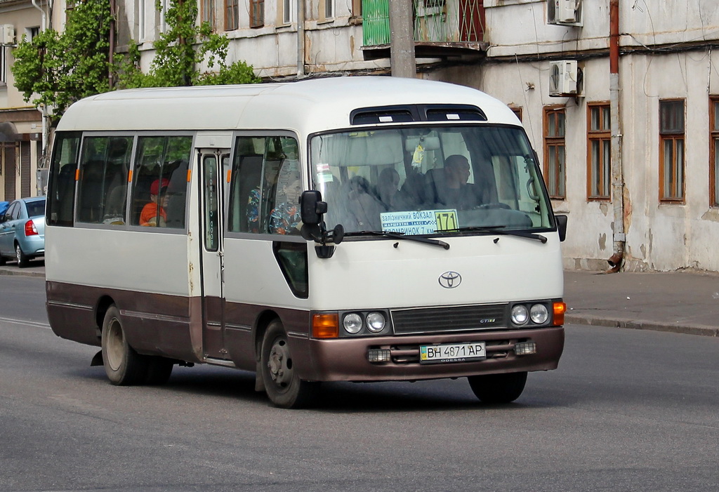 Одесская область, Toyota Coaster HZB50L № BH 4871 AP